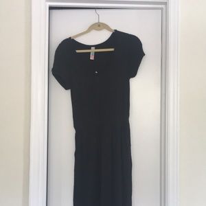 BOGO Free People Black Maxi Dress with open back